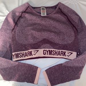 GymShark Flex Long Sleeve Crop Top